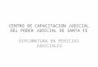 CENTRO DE CAPACITACION JUDICIAL DEL PODER JUDICIAL DE SANTA FE DIPLOMATURA EN PERICIAS JUDICIALES