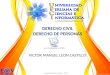1 Unidad de Virtualizaci³n - UPCI VICTOR MANUEL LEON CASTILLO DERECHO CIVIL DERECHO DE PERSONAS