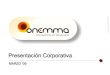 Onemma   Presentació Corporativa M21