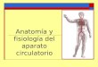 Anatomía y fisiología del aparato circulatorio. El aparato circulatorio Se encarga del transporte de sustancias por todo el organismo. Formado por: El