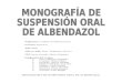 Monografía de Suspensión Oral de Abendazol