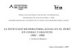 LA INFECCION RESPIRATORIA AGUDA EN EL PERÚ: EN CIFRAS Y GRAFICOS 1992 - 1999 Lima, Diciembre 1999 ( Versión Preliminar ) DIRECCION GENERAL SALUD DE LAS