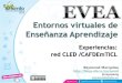 Entornos virtuales de Enseñanza Aprendizaje Experiencias: Red CLED /CAFDEmTICL
