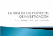 1.b. ideas de proyectos de investigacion