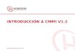 INTRODUCCIÓN A CMMI V1.2 . Introducción Qué es CMMI Niveles de Madurez Estructura del Modelo Áreas de Proceso Metas y Prácticas Genéricas