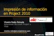 Impresión de información en Project 2010. Nuestra empresa Impresión de información en Project 2010