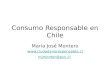 Consumo Responsable en Chile María José Montero  mjmonter@puc.cl
