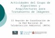 Actividades del Grupo de Algoritmos y Arquitecturas para Tratamiento de Imágenes II Reunión de Coordinación de la Red Nacional de Teledetección Ambiental