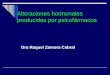 Alteraciones hormonales producidas por psicofármacos Dra Raquel Zamora Cabral