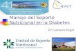 RGK Manejo del Soporte Nutricional en la Diabetes Dr Gustavo Kliger