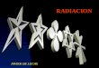 JAVIER DE LUCAS RADIACION. L. Infante2 RADIACION Cuerpo Negro Espectros Estructura del Atomo Espectroscopia Efecto Doppler