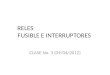RELES FUSIBLE E INTERRUPTORES CLASE No. 3 (09/04/2012)