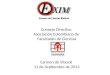 Consejo Directivo Asociación Colombiana de Facultades de Ciencias Carmen de Viboral 11 de Septiembre de 2013