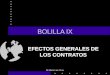 Dr.Mario Luis Vivas BOLILLA IX EFECTOS GENERALES DE LOS CONTRATOS