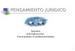 PENSAMIENTO JURIDICO Sesión Introducción Conceptos Fundamentales 1