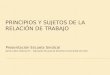 Presentación Escuela Sindical Jaime Labra Todorovich – Egresado Escuela de Derecho Universidad de Chile