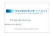  Emprendimientos seleccionados Momentum Project España 2014