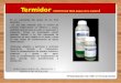 Termidor (INSECTICIDA PARA plagas de la madera ) Es un insecticida del grupo de los fenil pirazoles. Su uso esta indicado para el control de termitas subterráneas