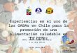 Experiencias en el uso de las GABAs en Chile para la promoción de una alimentación saludable en la niñez Isabel Zacarías INTA, Universidad de Chile 5 al