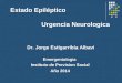 Estado Epiléptico Urgencia Neurologica Dr. Jorge Estigarribia Albavi Emergentologia Instituto de Prevision Social Año 2014