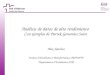 Análisis de datos de alto rendimiento Con ejemplos de Partek Genomics Suite Alex Sánchez Unitat d’Estadística i Bioinformàtica (IRHUVH) Departament d’Estadística