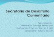 Presentación Honorable Concejo Municipal Evaluación Plan de Acción 2.009 Jacqueline Suárez Gallón