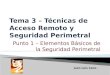 Punto 1 – Elementos Básicos de la Seguridad Perimetral Juan Luis Cano