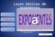 Leyes de Los Exponentes - Tutorial