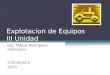 Explotacion de Equipos III Unidad Ing. Edson Rodriguez Solórzano UNI-RUACS 2013