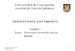 UdeC/ FCQ/P.Reyes Unidad 7 (7-1) 1 Universidad de Concepción Facultad de Ciencias Químicas Química General para Ingeniería Unidad 7 Tema: Estructura electrónica