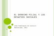 EL DERECHO FILIAL Y LOS DESAFIOS SOCIALES Aída Kemelmajer de Carlucci Montevideo, 2012