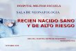RECIEN NACIDO SANO Y DE ALTO RIESGO HOSPITAL MILITAR ESCUELA DRA MA. MARTHA JOFRE DE MARTINEZ NEONATOLOGA NEONATOLOGA OCTUBRE 2010