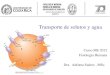 Transporte de solutos y agua Curso ME 2012 Fisiología Humana Dra. Adriana Suárez, MSc