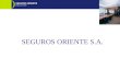 SEGUROS ORIENTE S.A.. SEGUROS ORIENTE es una aseguradora que opera en Quito y Guayaquil, especializada en Fianzas y Vehículos, ofreciendo además otros