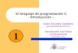 El lenguaje de programación C - Introducción – Isidro González Caballero ( gonzalezisidro@uniovi.es )gonzalezisidro@uniovi.es Introducción a la Física