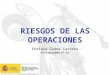RIESGOS DE LAS OPERACIONES Enrique Gadea Carrera enriqueg@mtin.es