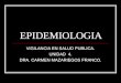 EPIDEMIOLOGIA VIGILANCIA EN SALUD PUBLICA. UNIDAD 4. DRA. CARMEN MAZARIEGOS FRANCO