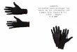 GUANTES Concebido para proteger las manos de los corredores con tiempo frío (hasta 0 ºC). Color : Negro" $ 8.000