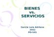 BIENES vs. SERVICIOS García Lara Adriana 3662PO-541