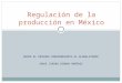 DESDE EL PERIODO INDEPENDIENTE AL GLOBALIZADOR JORGE ISAURO RIONDA RAMÍREZ Regulación de la producción en México