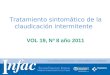 Http:// Tratamiento sintomático de la claudicación intermitente VOL 19, Nº 8 año 2011