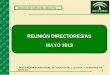 1 SERVICIO DE INSPECCIÓN EDUCATIVA REUNIÓN DIRECTORES/AS MAYO 2013 DELEGACIÓN TERRITORIAL DE EDUCACIÓN, CULTURA Y DEPORTES DE SEVILLA