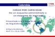 Colombia CARGO POR CAPACIDAD De un esquema administrado a un esquema de mercado Presentado a la X Reunión Anual de Reguladores – ARIAE Antigua-Guatemala