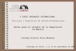 V CURSO SEMINARIO INTERNACIONAL Provisión y Regulación de Servicios de Infraestructura Santiago de Chile, 1 al 12 de septiembre de 2003 Notas para el estudio