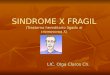 SINDROME X FRAGIL (Trastorno hereditario ligado al cromosoma X) LIC. Olga Claros Ch