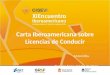 Carta Iberoamericana sobre Licencias de Conducir Antoni Riu Buenos Aires, marzo de 2012