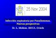 Infección respiratoria por Pseudomonas. Nuevas perspectivas Dr. L. Molinos. HUCA. Oviedo