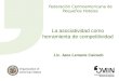 Federación Centroamericana de Pequeños Hoteles La asociatividad como herramienta de competitividad Lic. Jane Lemarie Caicedo