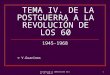 HISTORIA DE LA COMUNICACIÓN SOCIAL II. TEMA IV 1 TEMA IV. DE LA POSTGUERRA A LA REVOLUCIÓN DE LOS 60 1945-1968 © V.Guarinos