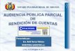 PRESENTACION FINAL RENDICIÓN DE CUENTAS PARCIAL CONALPEDIS
